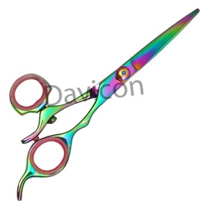 Ciseaux de coiffure professionnels de haute qualité en acier inoxydable NOUVELLE CONCEPTION NOIR ENDUIST PAR DAVICON ENTERPRISES - Product Image 3