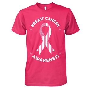 Qualité New Rise Above Breast Cancer Awareness T-Shirts 100% Coton Coupe Surdimensionnée Célébrant le Courage et la Résilience - Product Image 1