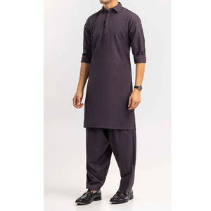 Fabricación profesional Nuevo diseño Shalwar Kameez Nueva llegada Logotipo personalizado Impreso Hombres Shalwar Kameez con precio muy bajo - Product Image 1