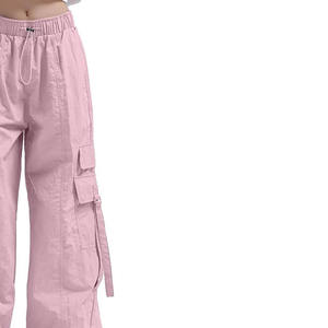Pantalones Cargo holgados elásticos de alta calidad en estampados personalizados Patrón sólido Ropa de calle Estilo casual Disponible Todos los tamaños Colores - Product Image 2