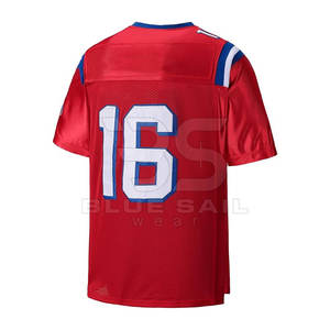Venta al por mayor bordado personalizado de alta calidad camiseta de fútbol americano camiseta de equipo de fútbol americano Jersey para la venta en línea - Product Image 2