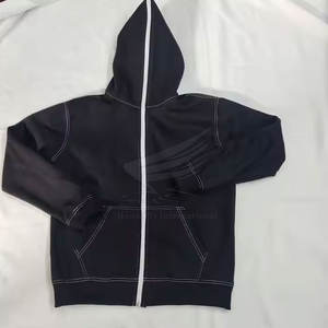 Nouveau modèle de sweat à capuche zippé visage intégral fabriqué au Pakistan Street Wear sweat à capuche zippé visage intégral pour hommes en vente en ligne - Product Image 2