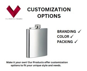 Hip Flask, Carry Your Spirit in Style with a Trusty Hip Flask, Sip Savvy, Flask Flow, Stealth Sip, <b>Liquid</b> Nest, Pocket Pour 10oz - Product Image 3