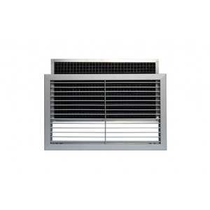 Grille d'admission en aluminium anodisé Tecnosystemi avec filtre amovible pour systèmes de climatisation - Produit de la catégorie Grilles et registres - Product Image 1