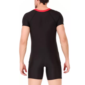 Breathable Material Men Swimming Suit for Swim Training Low Price High Quality Men Swimming Suits for Men With Custom Logo - Product Image 2