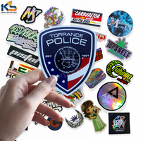Pegatina de PVC con Logotipo Personalizado, Troquelada, Resistente al Agua, Anti-UV, Adhesiva, para Marca Empresarial, Decorativa, para Exteriores, Impresión UV