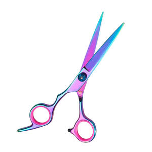 Tijeras de peluquero profesionales de acero inoxidable de alta calidad con hoja afilada para cortar el cabello para hombres y mujeres uso en salón de belleza - Product Image 6