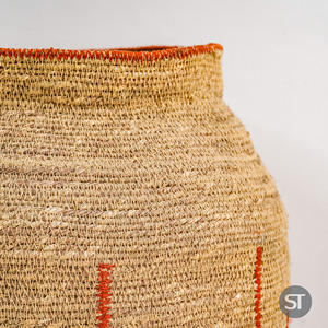 Eco-Conscious Jute Seagrass Basket Handwoven Multi-Purpose Storage Bin for <b>Shelves</b> Closets & Indoor Plants - Product Image 3