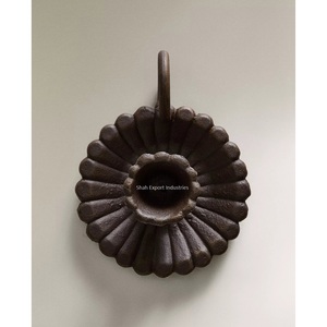 Candelero cónico de Metal de último diseño, acabado rústico antiguo para el hogar y la decoración de mesa de Navidad, portavelas - Product Image 6