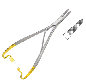 Instrument d'orthodontie dentaire de haute qualité de porte-aiguilles pince Mathieu TC Instruments chirurgicaux 20cm/8" - Product Image 5