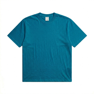 Camiseta de Manga Corta con Cuello Redondo para Hombre, Colección de Verano, Ligera, Ecológica, de Poliéster/Algodón, de Secado Rápido, Transpirable, Corte Regular - Product Image 6