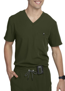 Gommage d'hôpital de haute qualité pour hommes OEM vente en gros personnalisé fermeture éclair conception dans des couleurs personnalisées avec logo uniformes d'hôpital d'été - Product Image 2