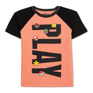 เสื้อยืดซูเปอร์เพลย์สำหรับเด็กผู้ชายของนินเทนโด สีส้ม ไซส์ 4 - Product Image 1