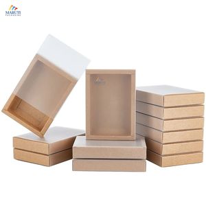 Custom Printed Eco-Friendly Kraft Paper Mini <b>Drawer</b> Box Recyclable Reusable Materials for Packaging Candies Earrings <b>Small</b> Gifts - Product Image 4