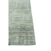 Tesoro Blue Hand Loom Wool Rugs Large Traditional Chinese Aubusson Design Geometric Pattern Rectangle Hallway Shape for Home Use