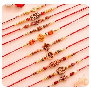 Mayorista indio Cuentas encantadoras Rakhi con motivos decorativos para un Raksha Bandhan memorable disponible para venta al por mayor - Product Image 2