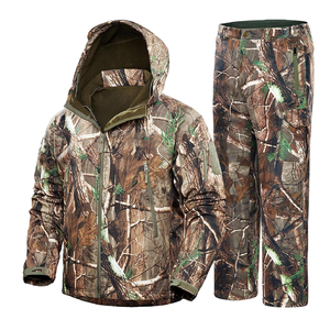 Aqtq กางเกงลายพรางสีส้มสำหรับผู้ชายเสื้อผ้าสำหรับตั้งแคมป์กลางแจ้งฤดูหนาว - Product Image 1