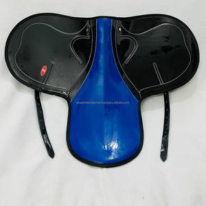 Sillín razonable al mejor precio Sillín de ejercicio para caballos, nuevo, supersuave, aspecto de cuero, material sintético, material muy brillante - Product Image 5