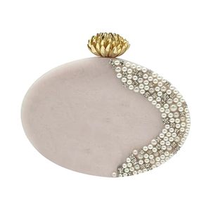 Bolso de Mano de Resina Hecho a Mano de Lujo con Diseño de Ángel Amoroso, Pintado a Mano, Moderno y Elegante para Bodas y Eventos Nocturnos, Precio Económico - Product Image 5