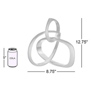 Objet de table noir et doré à la mode Design artistique moderne Superbe accent décoratif pour des intérieurs contemporains élégants - Product Image 3