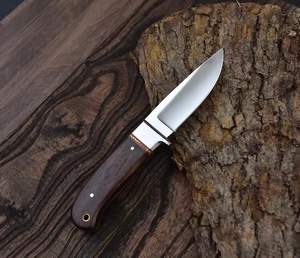 Nouveau style, vente en gros, couteau à désosser viking très vendu, lame fixe en acier inoxydable avec manche en bois, fabrication artisanale, avec étui, OEM - Product Image 5