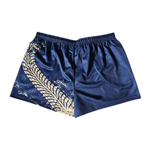 Short de football en polyester 100% avec logo personnalisé sublimé de qualité supérieure Short de rugby unisexe de couleur unie pour homme et adulte - Product Image 6