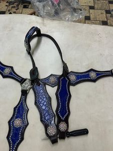 ชุดหมุดม้าหนังแบบตะวันตกเครื่องมือสำหรับการแข่งขันหรือการขี่ม้าและการใช้โรดิโอผู้จัดจำหน่ายอินเดีย - Product Image 3