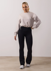 เสื้อสเวตเตอร์ผ้าฝ้ายธรรมดาสำหรับผู้หญิงเสื้อแขนยาวแบบสวมหัวระบายอากาศได้ดีเหมาะสำหรับแฟชั่นลำลองหรือยิมเลานจ์ - Product Image 2