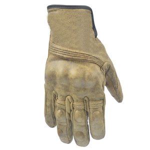 Gants en cuir de course de café en détresse de haute qualité Gants de course antidérapants pour course sur route Street Bike et Motocross - Product Image 2