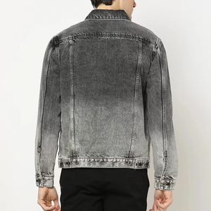 Nouvelle Veste en Jean pour Homme, Design Tendance, Haute Qualité, Écologique, Vintage, Sur Mesure, Effet Délavé - Product Image 2