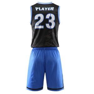 Maillot et short de basketball réversibles à col en V sans manches avec impression par sublimation – Tenues de club pour jeunes – Vêtements de sport personnalisés avec impression graphique - Product Image 2
