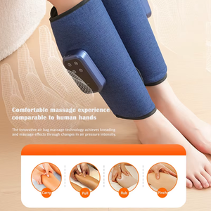 Masseur de jambe de thérapie masseur de jambe de compression d'air construit dans la <span class=keywords><strong>technique</strong></span> de visage de batterie masseur de pied et de mollet - Product Image 3
