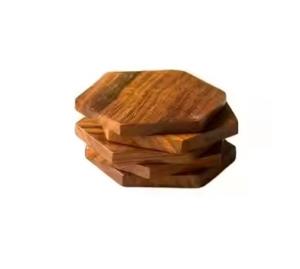 Multipurpose <b>wooden</b> <b>coasters</b> with unique artisan look great for serving drinks at events restaurants or home parties - Product Image 1