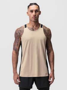 Débardeur de sport 100% coton pour hommes en gros, taille personnalisée, vêtements de sport décontractés, respirant, tricoté, débardeur musculaire - Product Image 4
