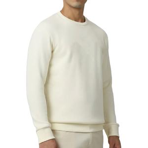 Sudadera Personalizada de 350 G para Hombre, Cuello Redondo, Lavado Ácido, con Felpa, Oversize, Color Sólido, Hombros Caídos, para Invierno 2026 - Product Image 1