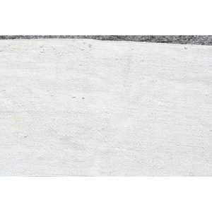 Tapis turc vintage 1,8x5,6 pi (54x171 cm), tapis blanc avec bordure jaune - Product Image 5