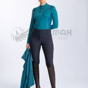 Cómodos pantalones de asiento completo con cintura de apoyo, tejido elástico ligero, zonas de agarre reforzadas y ajuste transpirable - Product Image 4