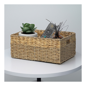 Cestas de almacenamiento de algas marinas de Vietnam ecológicas, organizador multifunción hecho a mano duradero, estilo de tejido Natural para moderno - Product Image 1