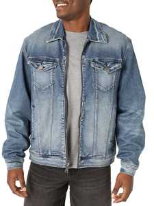 Veste à fermeture éclair en jean pour hommes avec ultra confort Veste en jean personnalisée en gros et personnalisée - Product Image 6
