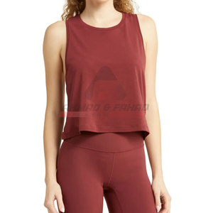 Débardeurs décontractés grande taille pour femmes top débardeur basique de couleur unie personnalisé avec caractéristique respirante vente en ligne - Product Image 1