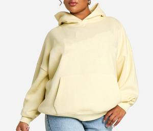 Sudadera Deportiva de Alta Gama para Mujer, Talla Grande, Ropa Deportiva, Algodón, Moda Urbana, Bordado, Serigrafía, Camiseta Lisa Teñida con Capucha - Product Image 2