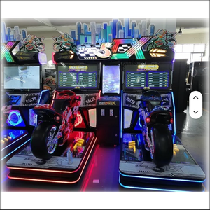 เครื่องเกมแข่งรถอาร์เคดยอดนิยม ยี่ห้อ 32 LCD แบบหยอดเหรียญ ดีไซน์ทนทานต่อสภาพอากาศ โครงสร้างพลาสติก รับประกัน 3 ปี - Product Image 3