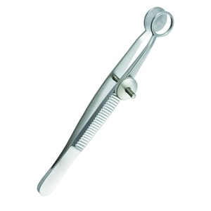 Luer-instrumentos quirúrgicos ortopédicos, instrumento de acción única curvada de 17 cm, Rongeur Forceps-8mm - Product Image 1