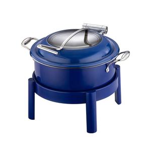 Red Stainless Steel Mini Chafing Dish 3 Layers Steel Chafer <b>Hot</b> Pot Chafing Dish - Product Image 3
