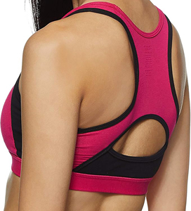 Sujetador deportivo elegante para mujer, elaborado con tela suave y transpirable, banda elástica de apoyo, ajuste sin costuras y diseño cómodo de entrenamiento - Product Image 2