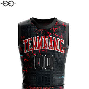 Uniforme vierge de basket-ball pour jeunes réversible personnalisé ensemble de vêtements de basket-ball de conception respirante pour adultes - Product Image 2
