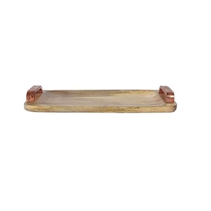 Plateau en bois forestier plateau de service tasse plateau à vaisselle bols présentoir servant hôtel serveurs plateaux par lametierartz - Product Image 2