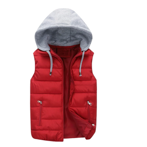 Hiver de haute qualité Mode décontractée Mode décontractée Gilet court Veste sans manches Prix de gros - Product Image 1