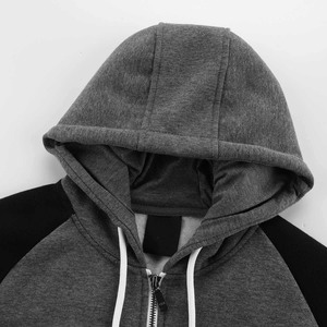 Sweats à capuche unisexes à fermeture éclair de haute qualité, poids lourd, impression de logo personnalisé, coupe ample, style décontracté, sweats à capuche grande taille - Product Image 2