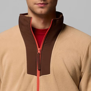 Sweat-shirt pour homme à col montant avec boutons, matière douce, prix avantageux pour les acheteurs en gros, logo personnalisé, design décontracté, haute qualité - Product Image 2